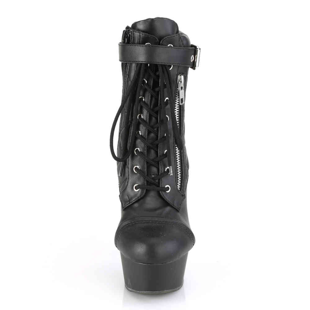 Pleaser - DELIGHT60005 Platform Boots - Black